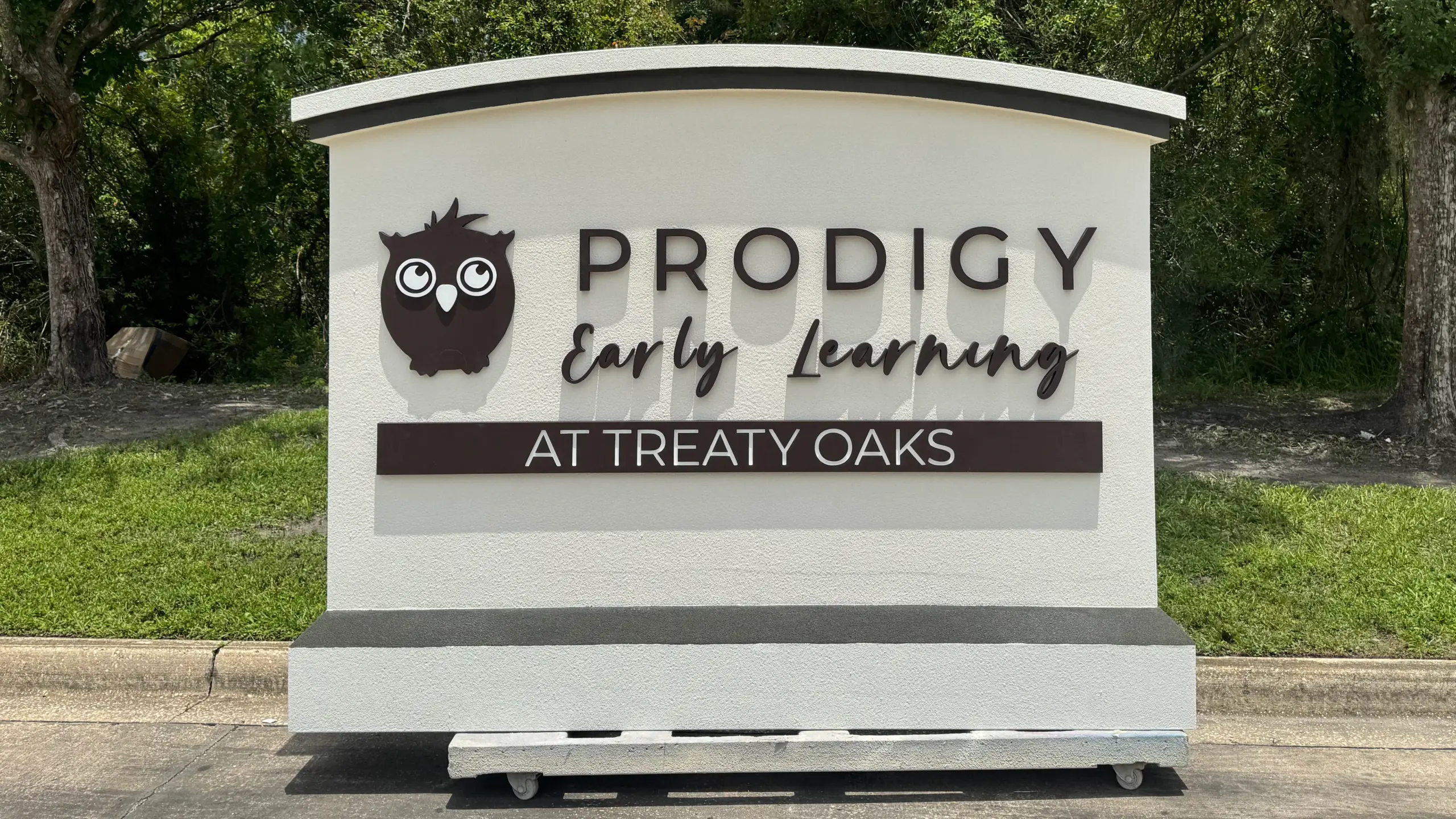 3d architectural foam core monument sign