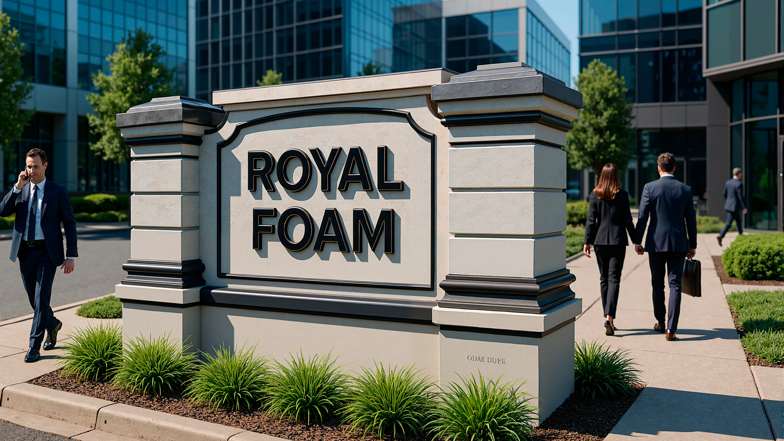 3d foam monument sign